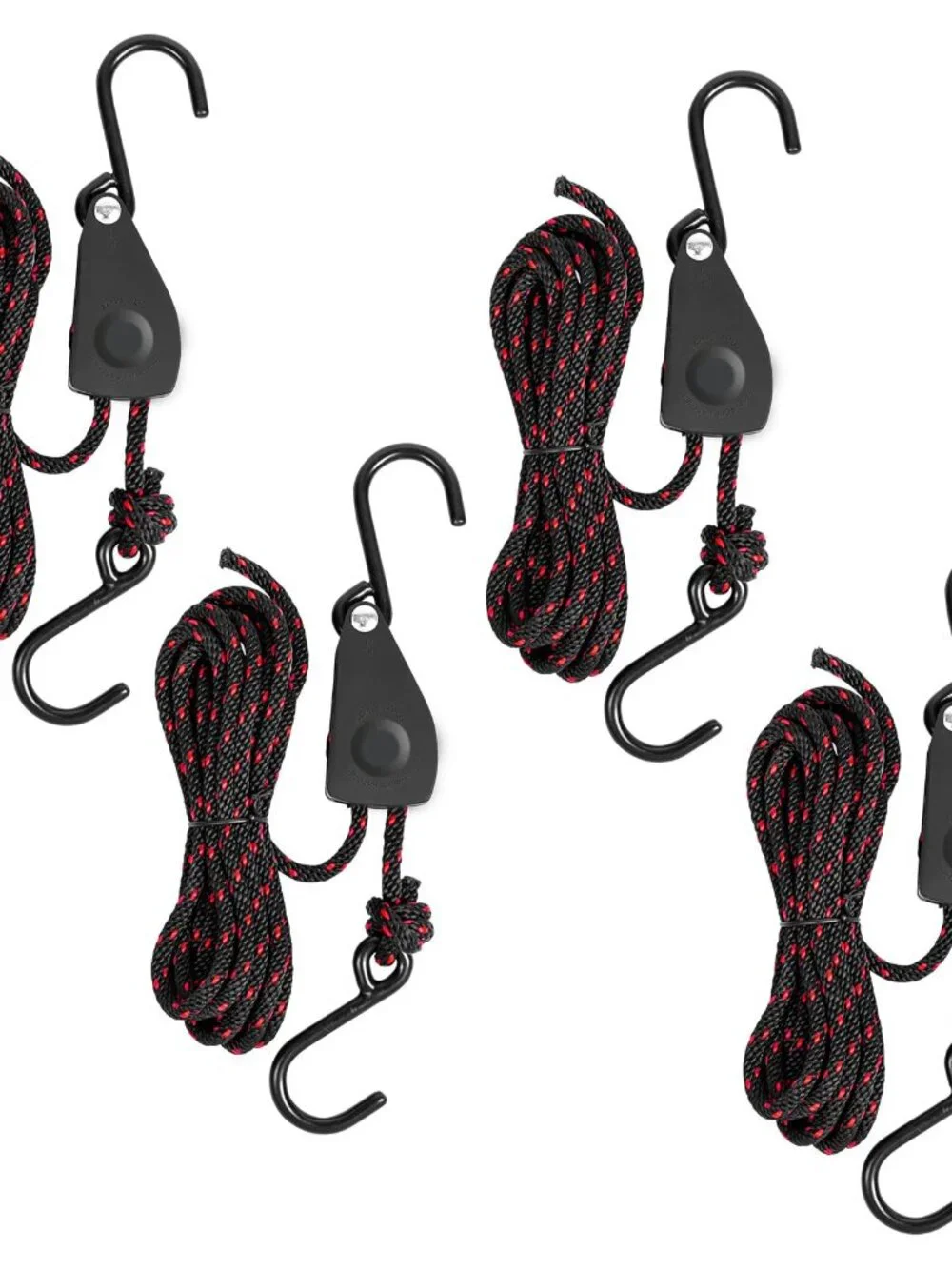 4 Pcs Kayak Rope Tie Downs Straps, 1/8